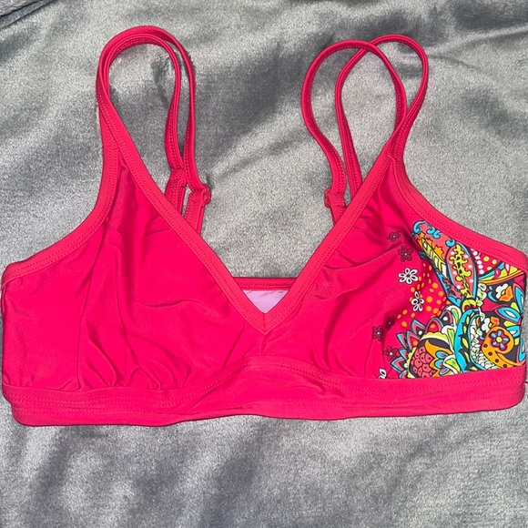 Athleta Other - Athleta Womens Red Bathing Suit Bikini Top (Size 34 B/C)